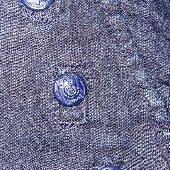 Tommy Hilfiger Denim Trouser Jeans Sailor Front Nautical Flare Stretch Flap - Picture 8 of 8